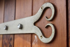 Penture sur porte pleine
