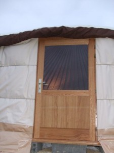 Porte semi-vitrée