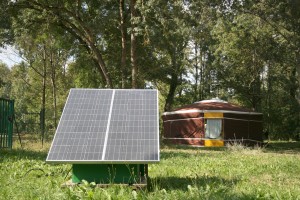 petit système solaire pour yourte