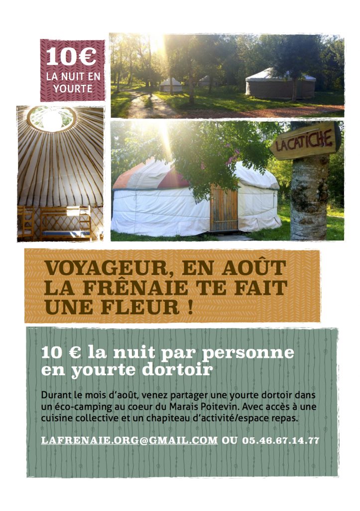 Affiche promo aout