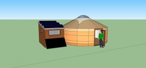 couplée à un module d'autonomie énergétique